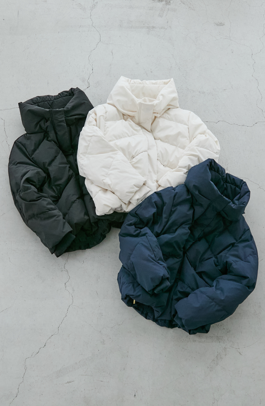 EC限定 ストレッチカシュネックピュアダウン