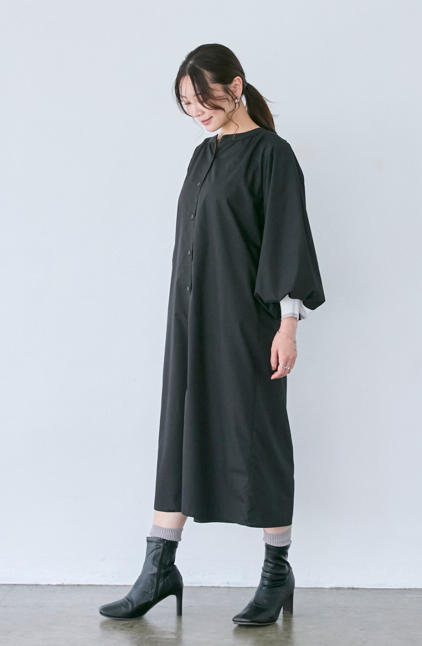 EC限定 バックヨークテープシャツワンピース