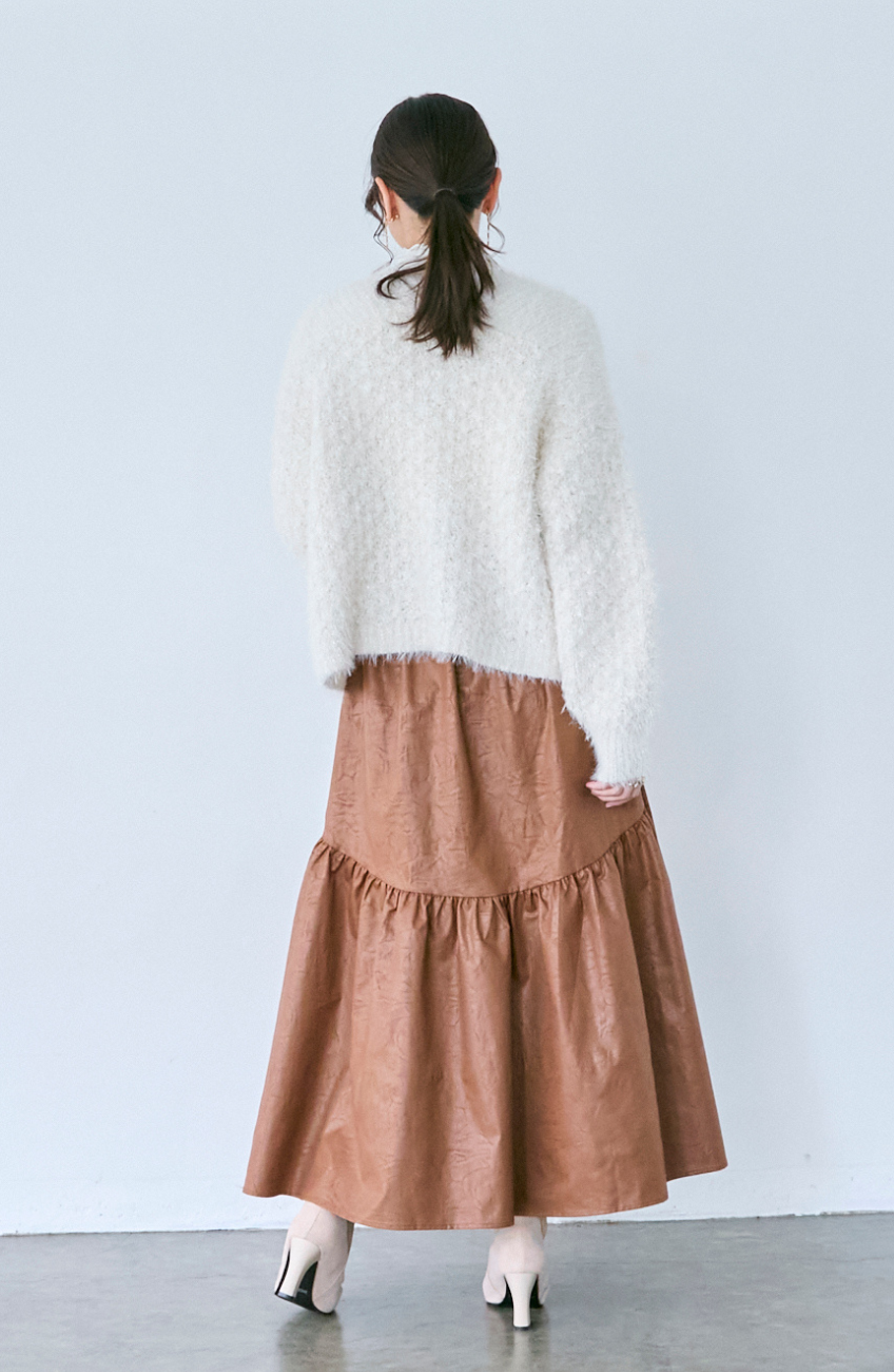 ヴィンテージ加工ヨーク切替スカート