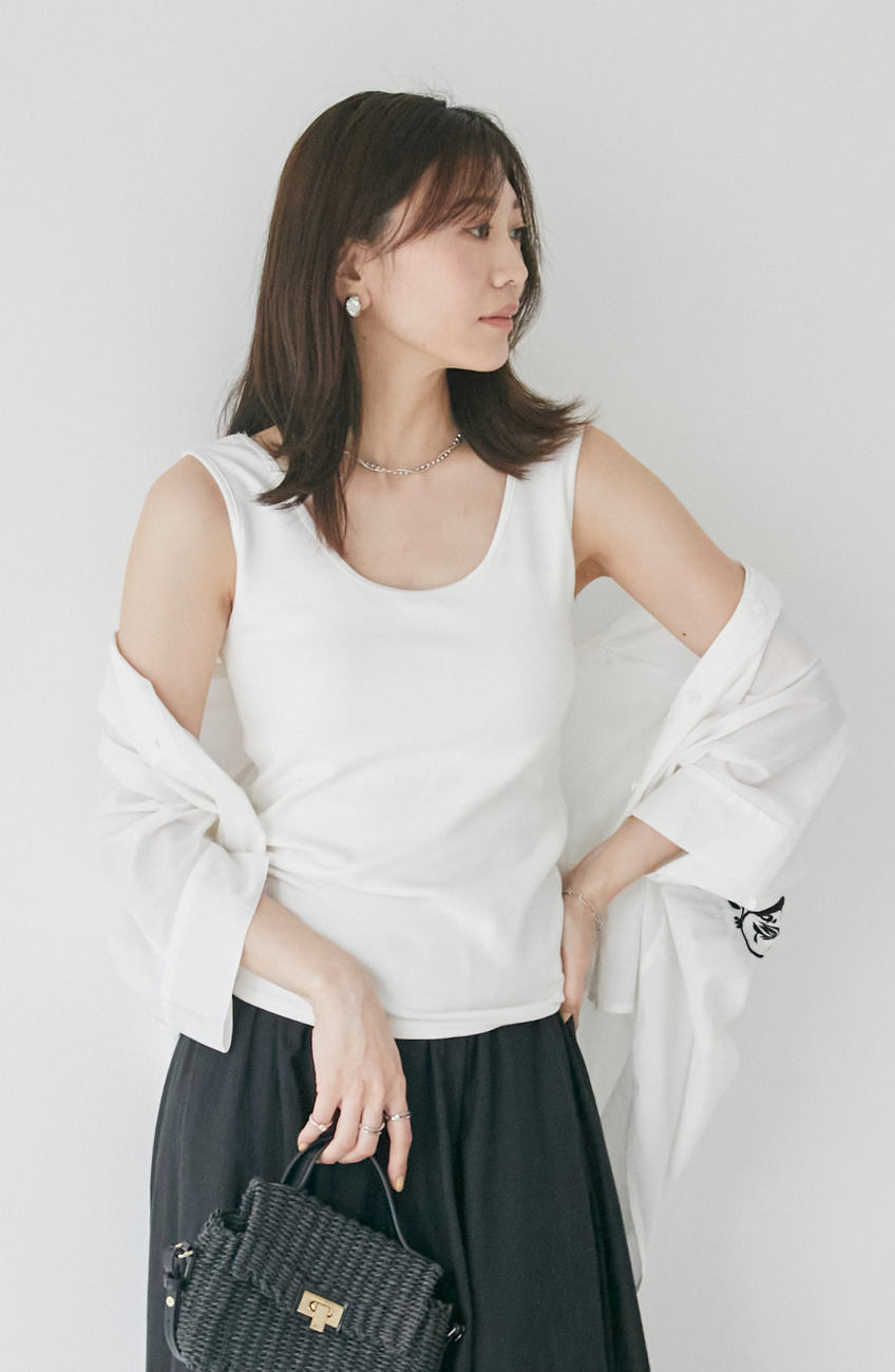 CICA配合パット付タンクトップ