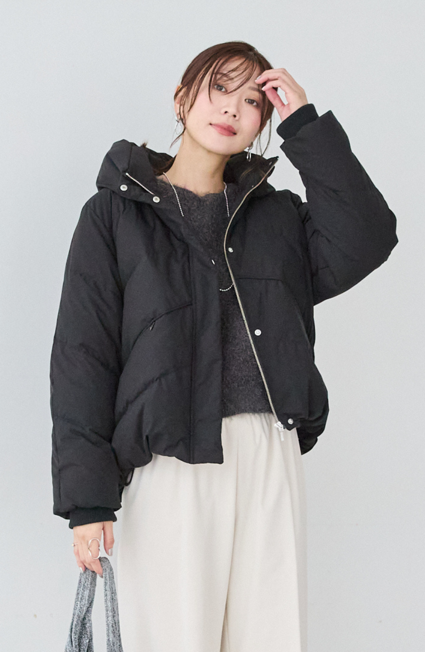 EC限定 ストレッチカシュネックピュアダウン