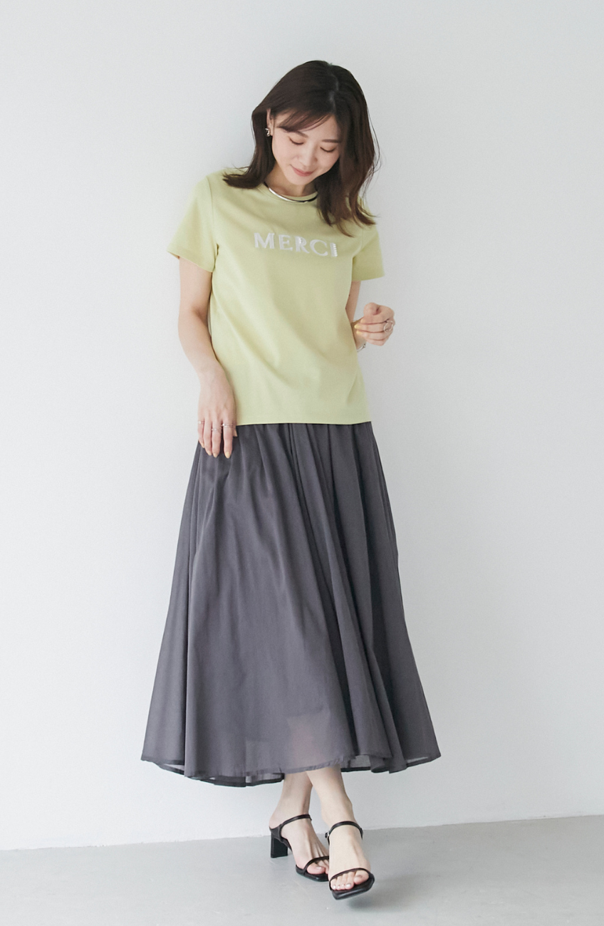 EC限定 Premium Cool Smooth 刺繍ロゴプリントT