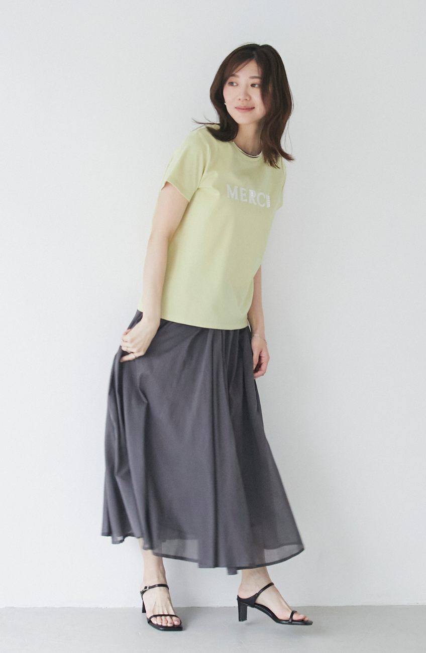 EC限定 Premium Cool Smooth 刺繍ロゴプリントT