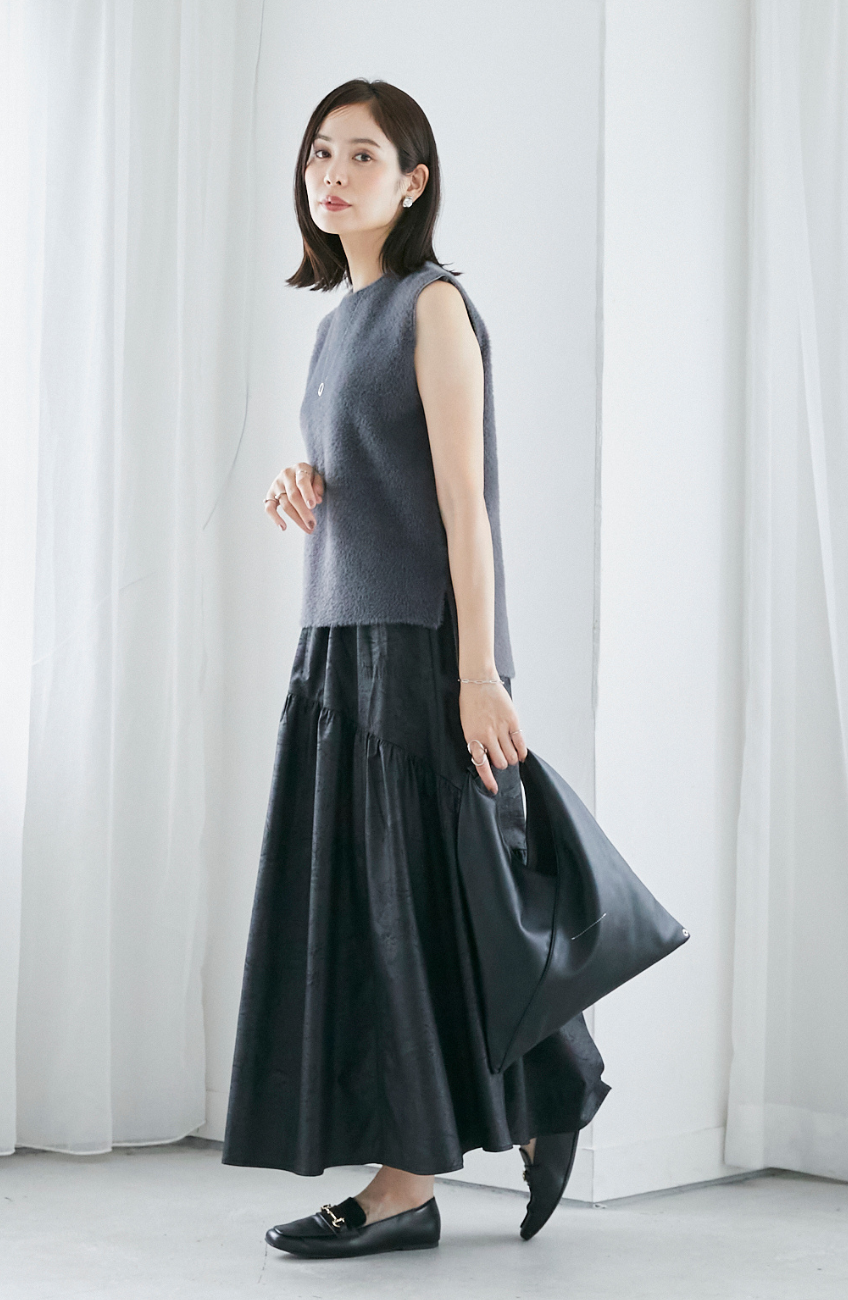 ヴィンテージ加工ヨーク切替スカート