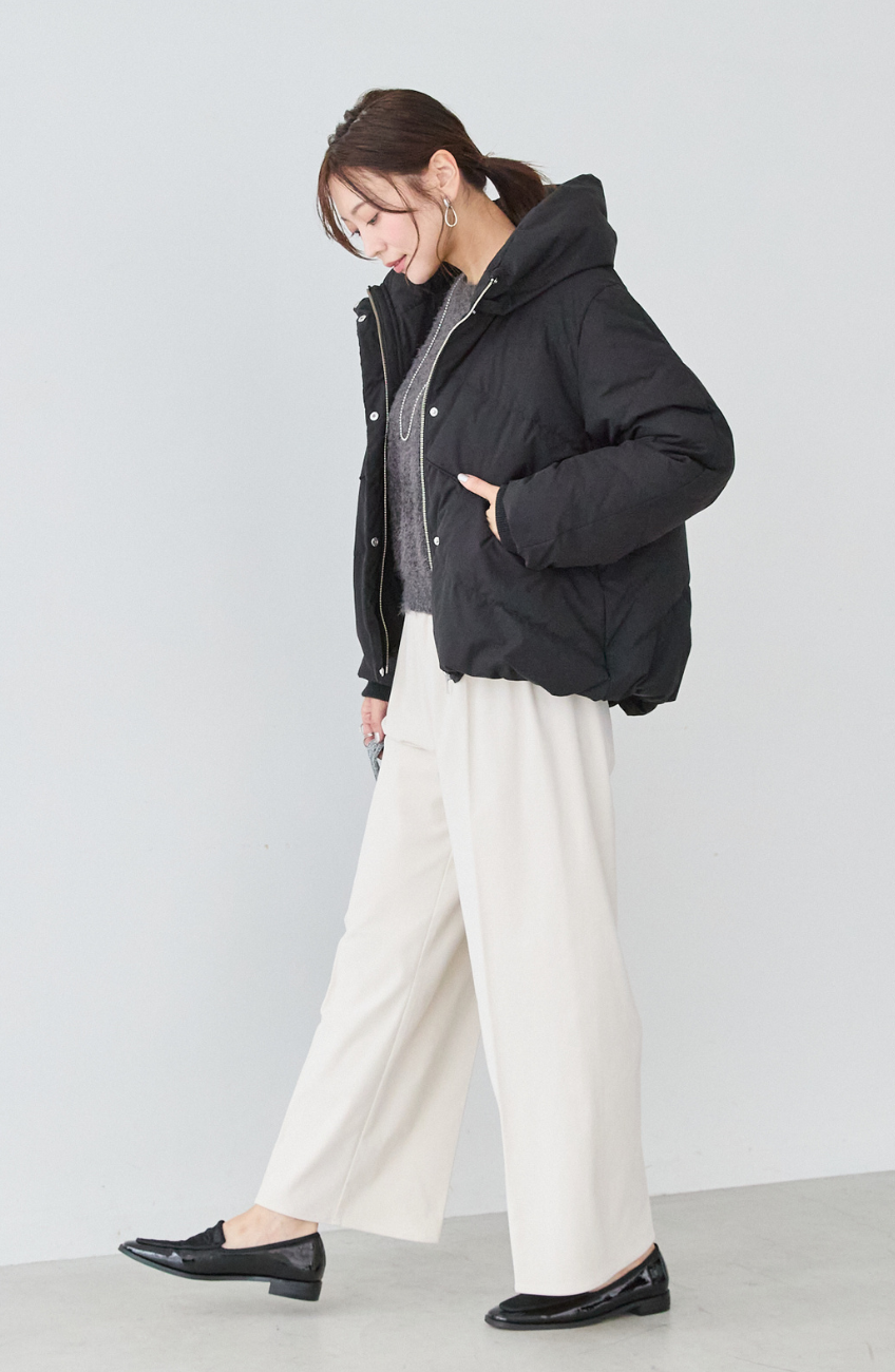 EC限定 ストレッチカシュネックピュアダウン