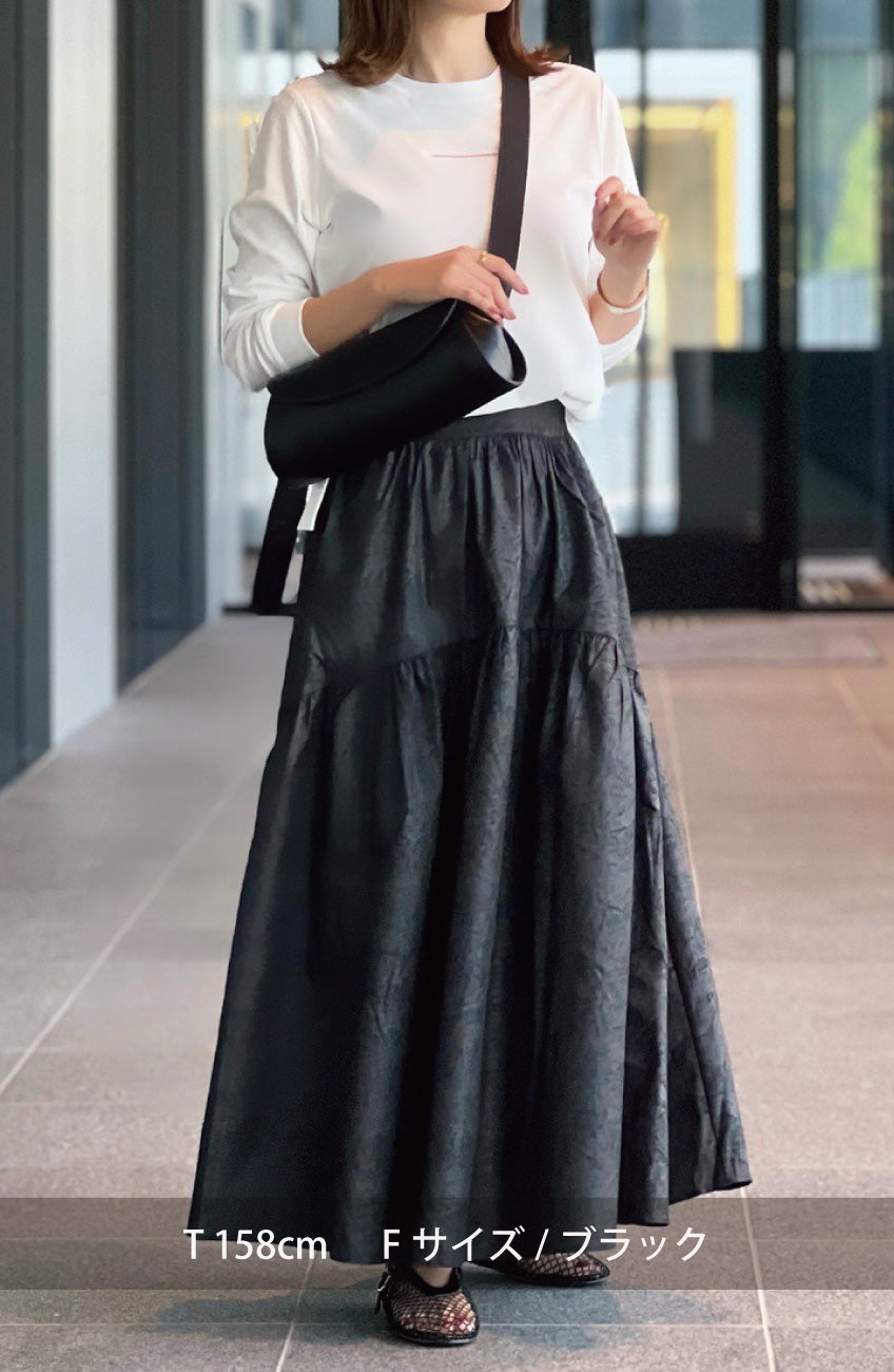 ヴィンテージ加工ヨーク切替スカート