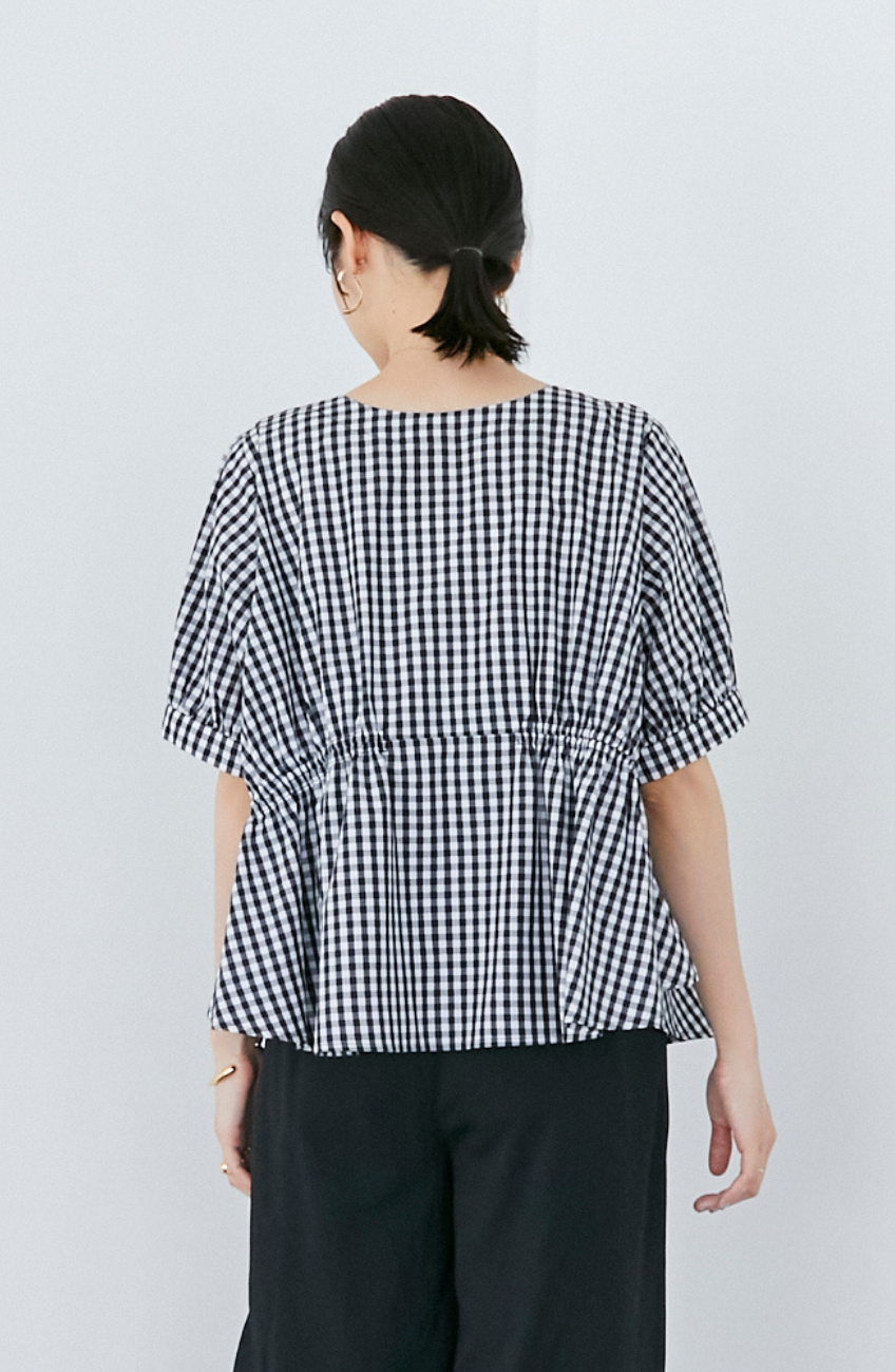 TCダブルギャザー2WAYブラウス