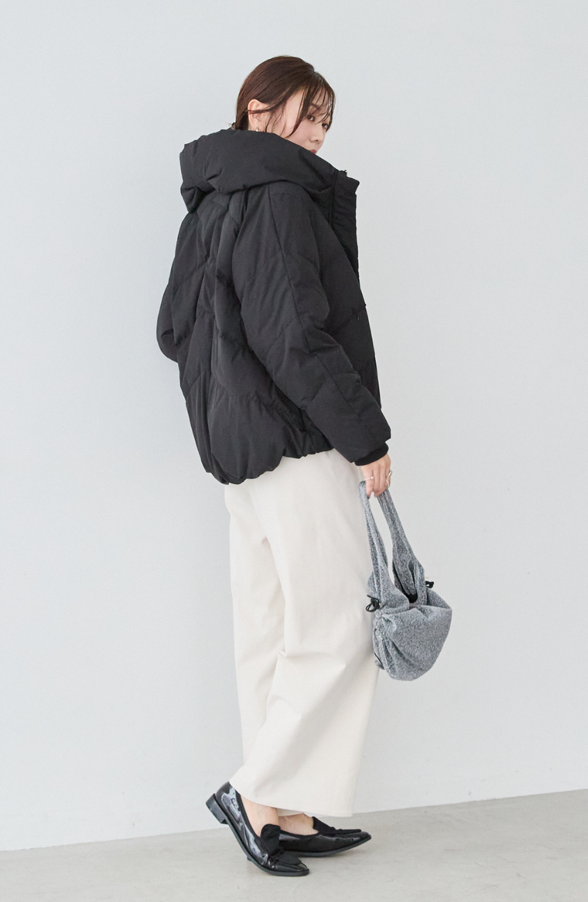 EC限定 ストレッチカシュネックピュアダウン
