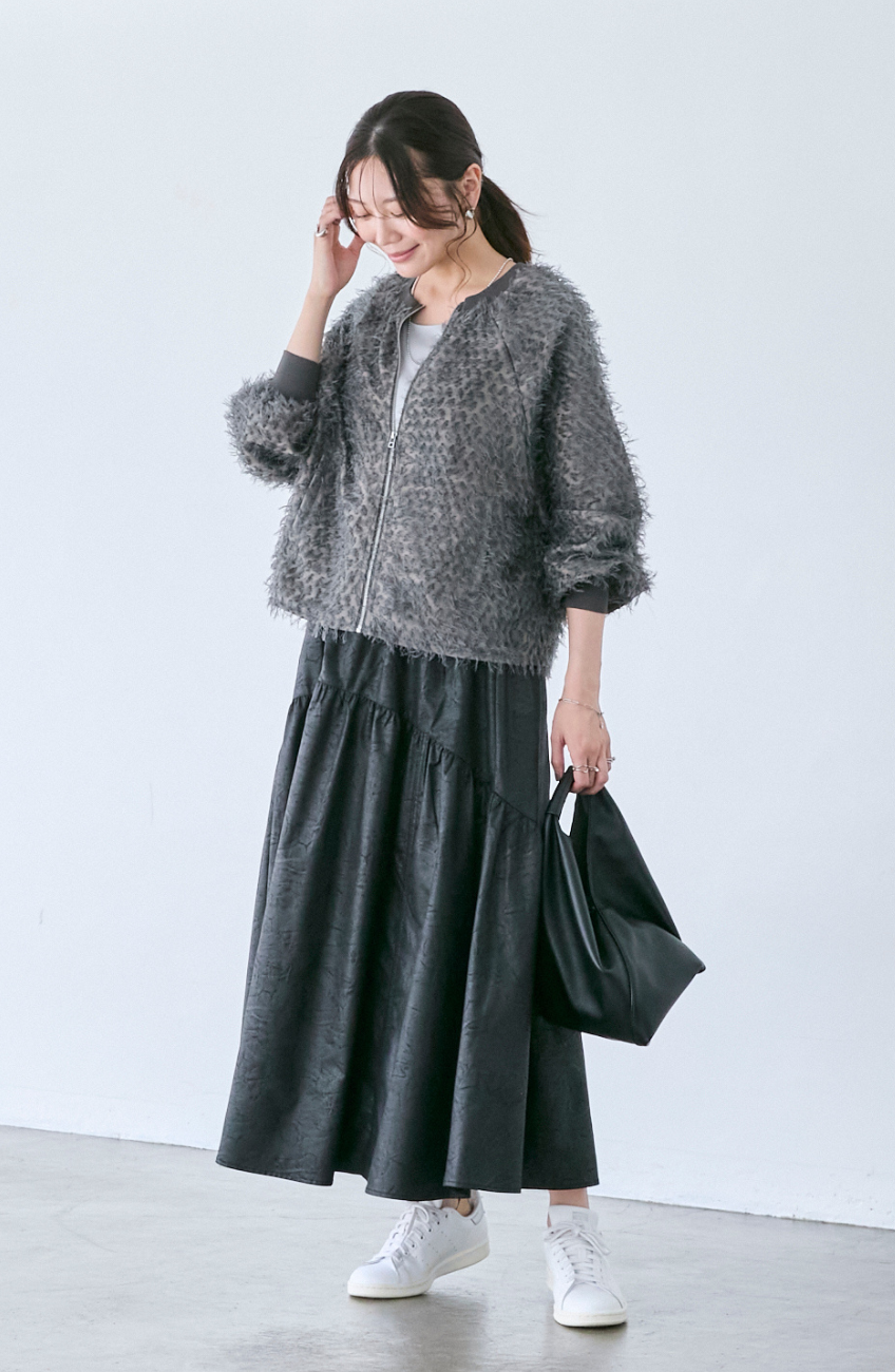 ヴィンテージ加工ヨーク切替スカート