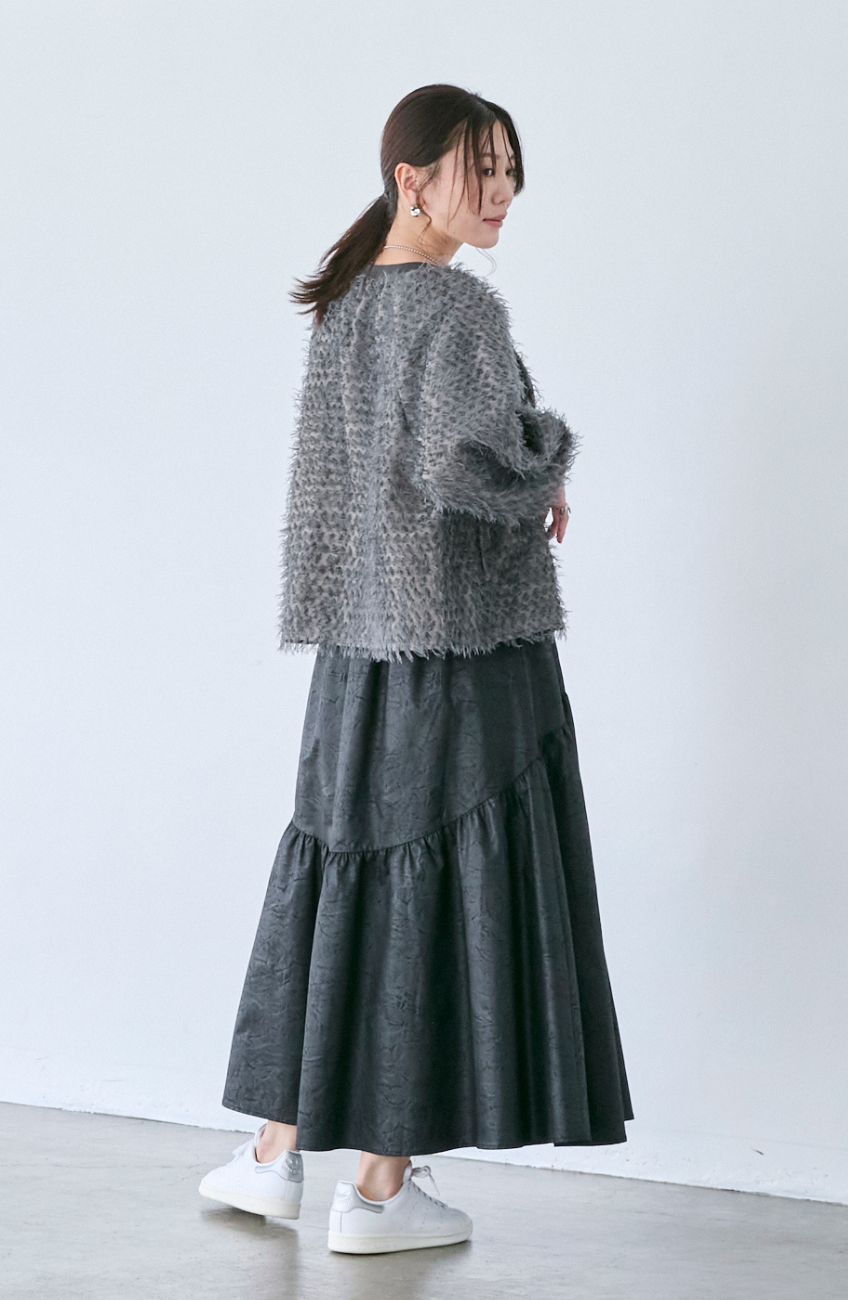 ヴィンテージ加工ヨーク切替スカート