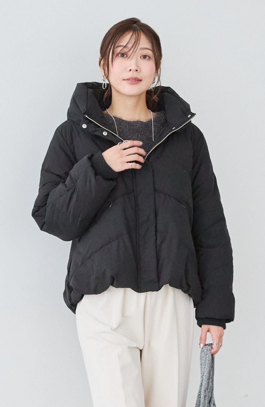 EC限定 ストレッチカシュネックピュアダウン