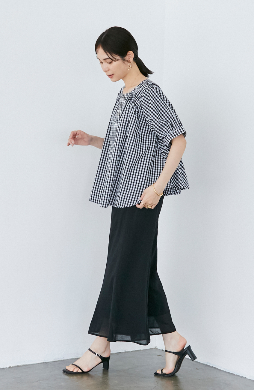 TCダブルギャザー2WAYブラウス