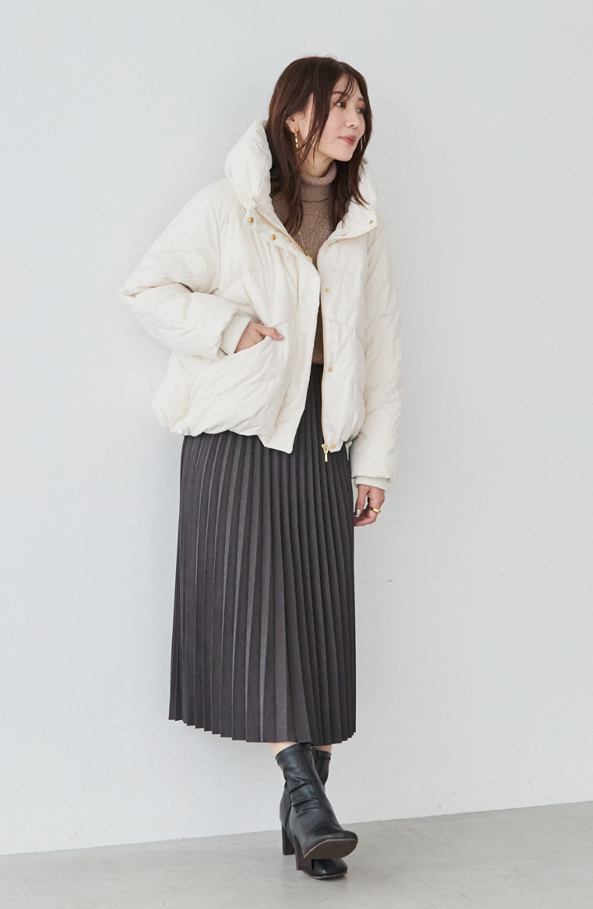 EC限定 ストレッチカシュネックピュアダウン