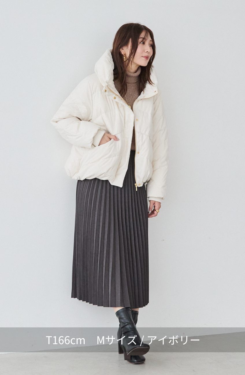 EC限定 ストレッチカシュネックピュアダウン