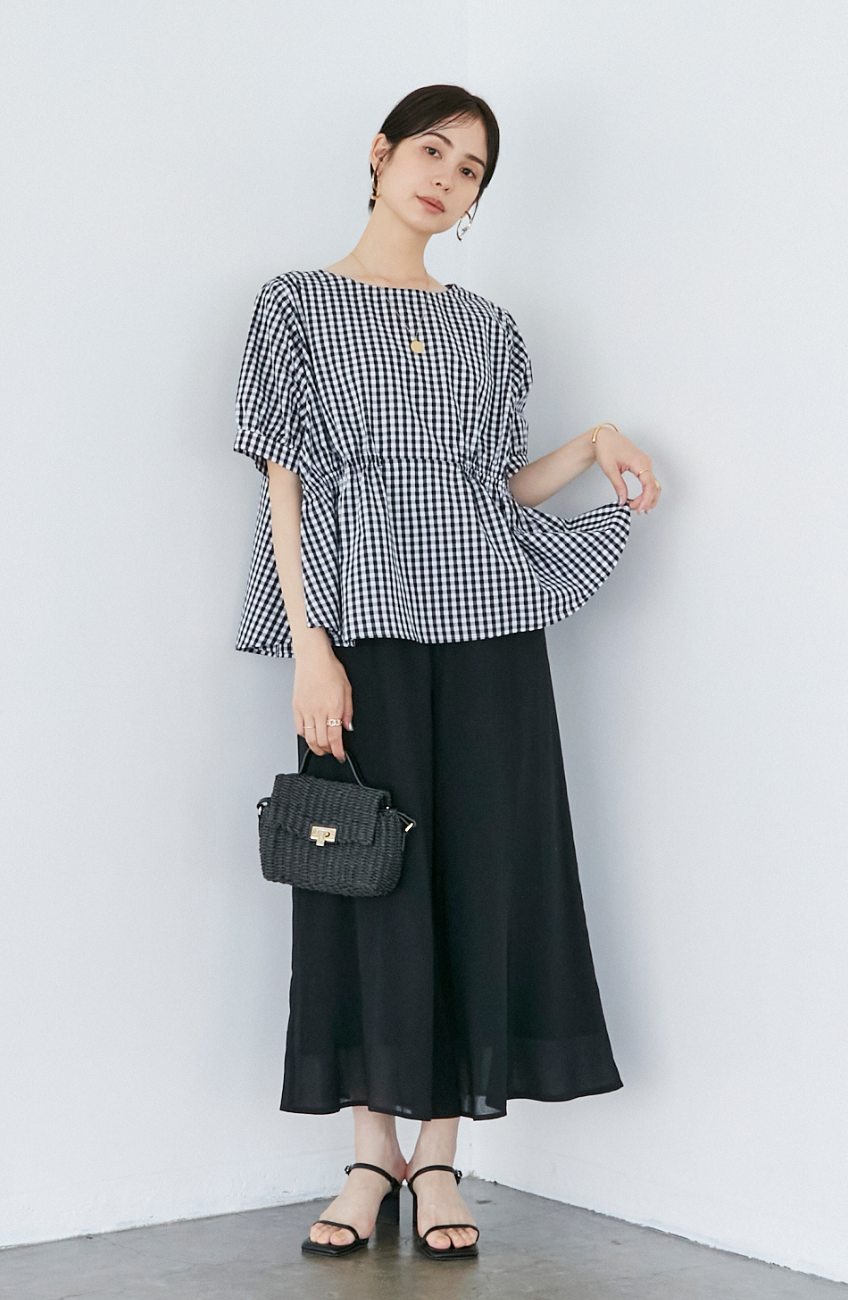 TCダブルギャザー2WAYブラウス