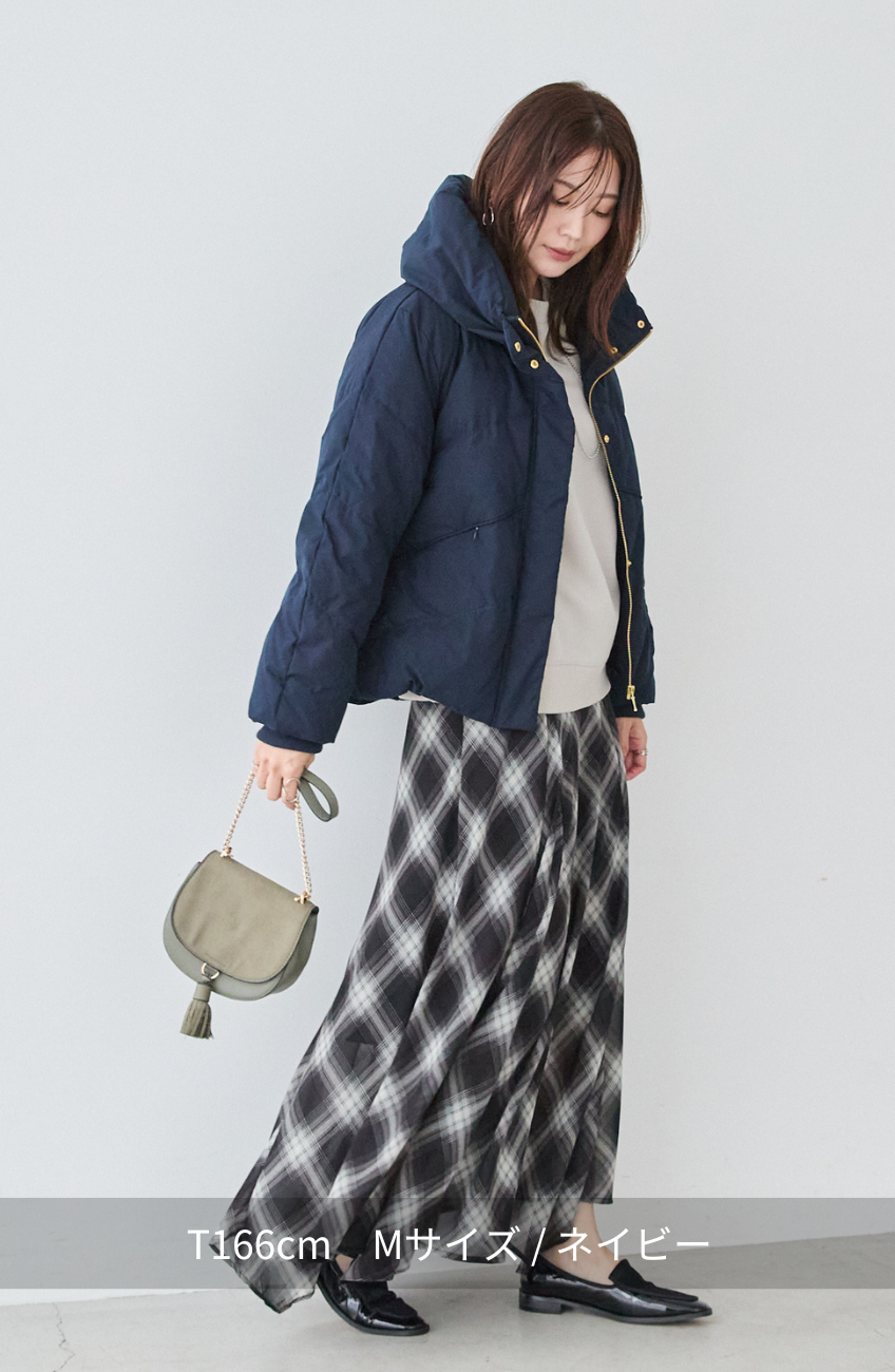 EC限定 ストレッチカシュネックピュアダウン