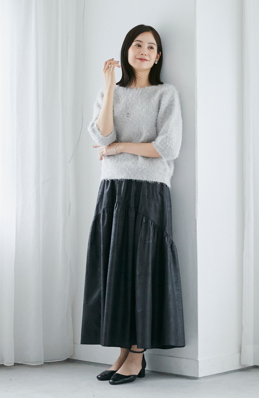 ヴィンテージ加工ヨーク切替スカート