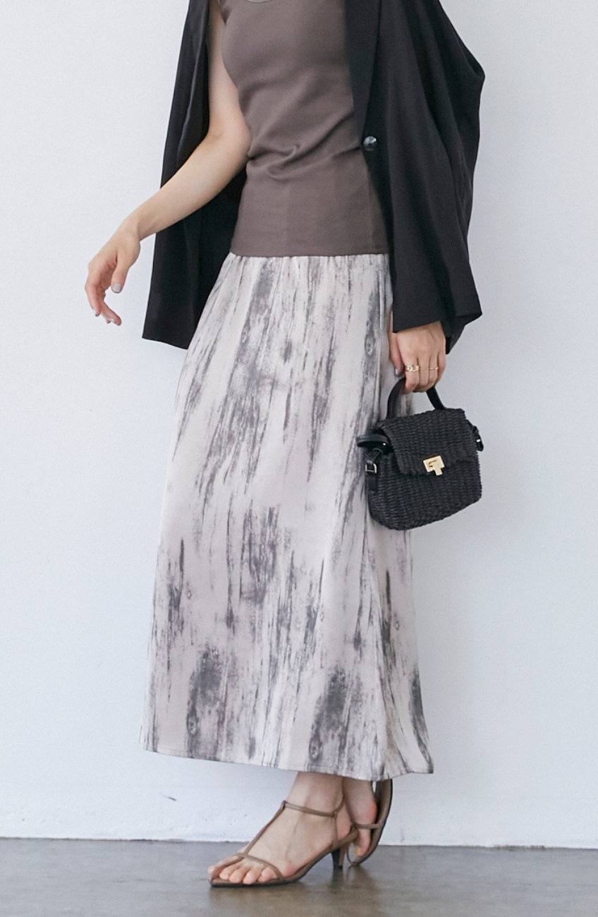 グラデーションマーメイドスカート