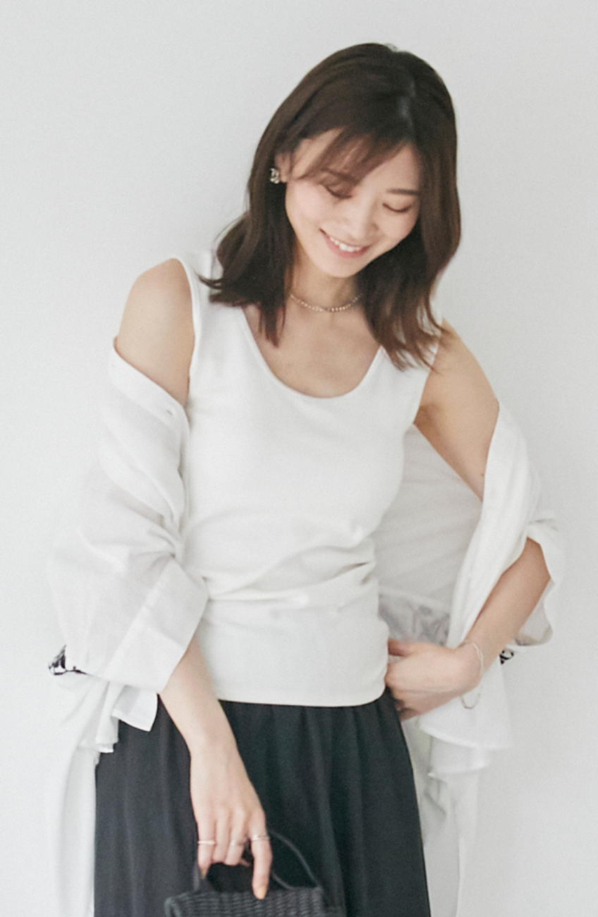 CICA配合パット付タンクトップ