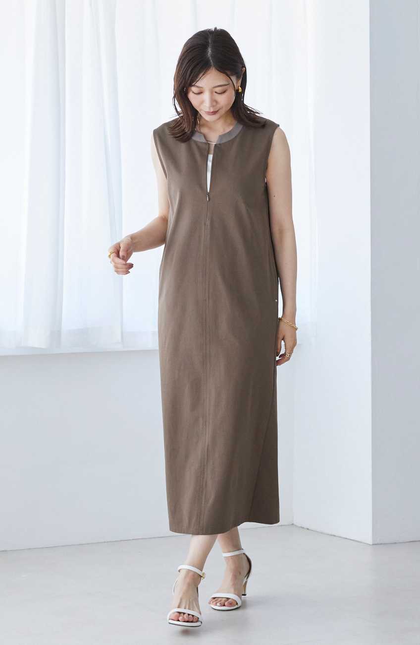 EC限定 フロントファスナージャージーワンピース｜FURRY、REYELL公式