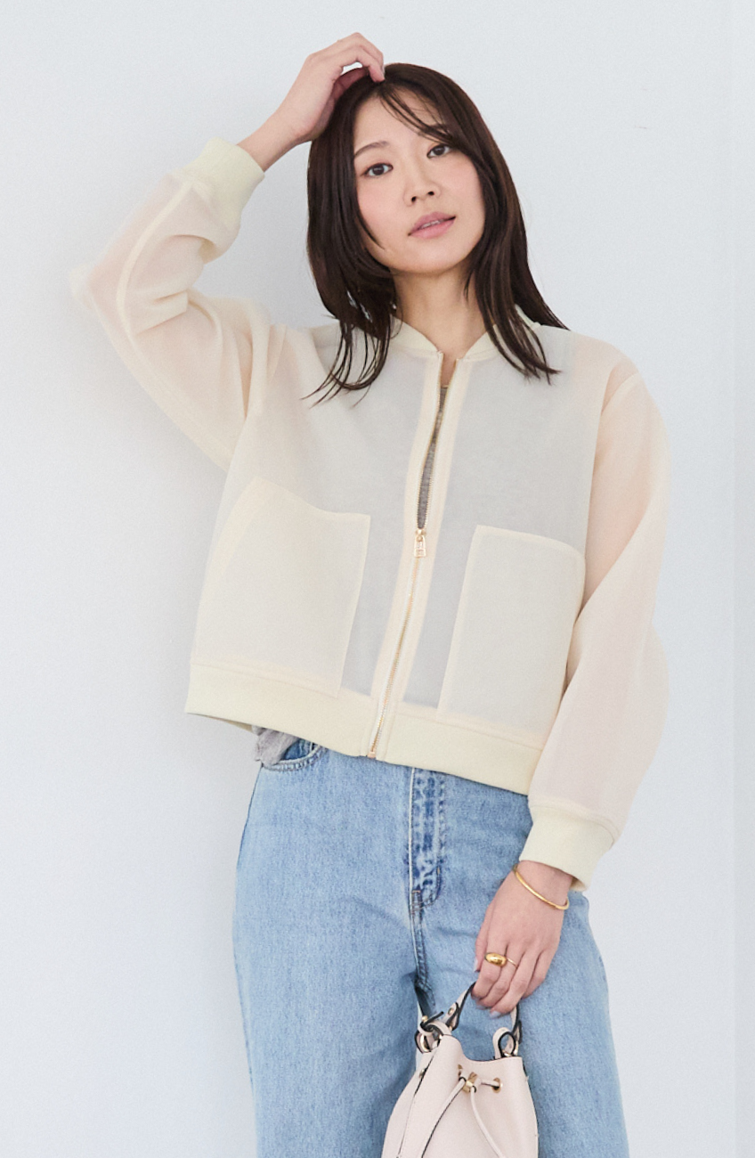 シアーダンボールブルゾン