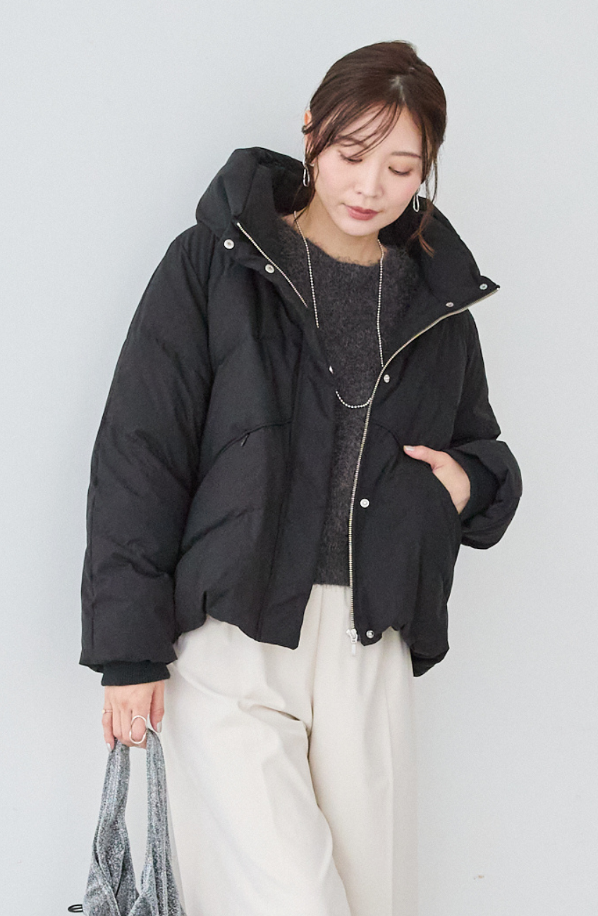 EC限定 ストレッチカシュネックピュアダウン