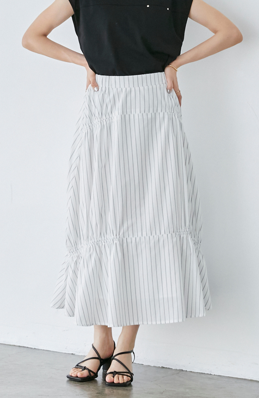 TCダブルギャザースカート