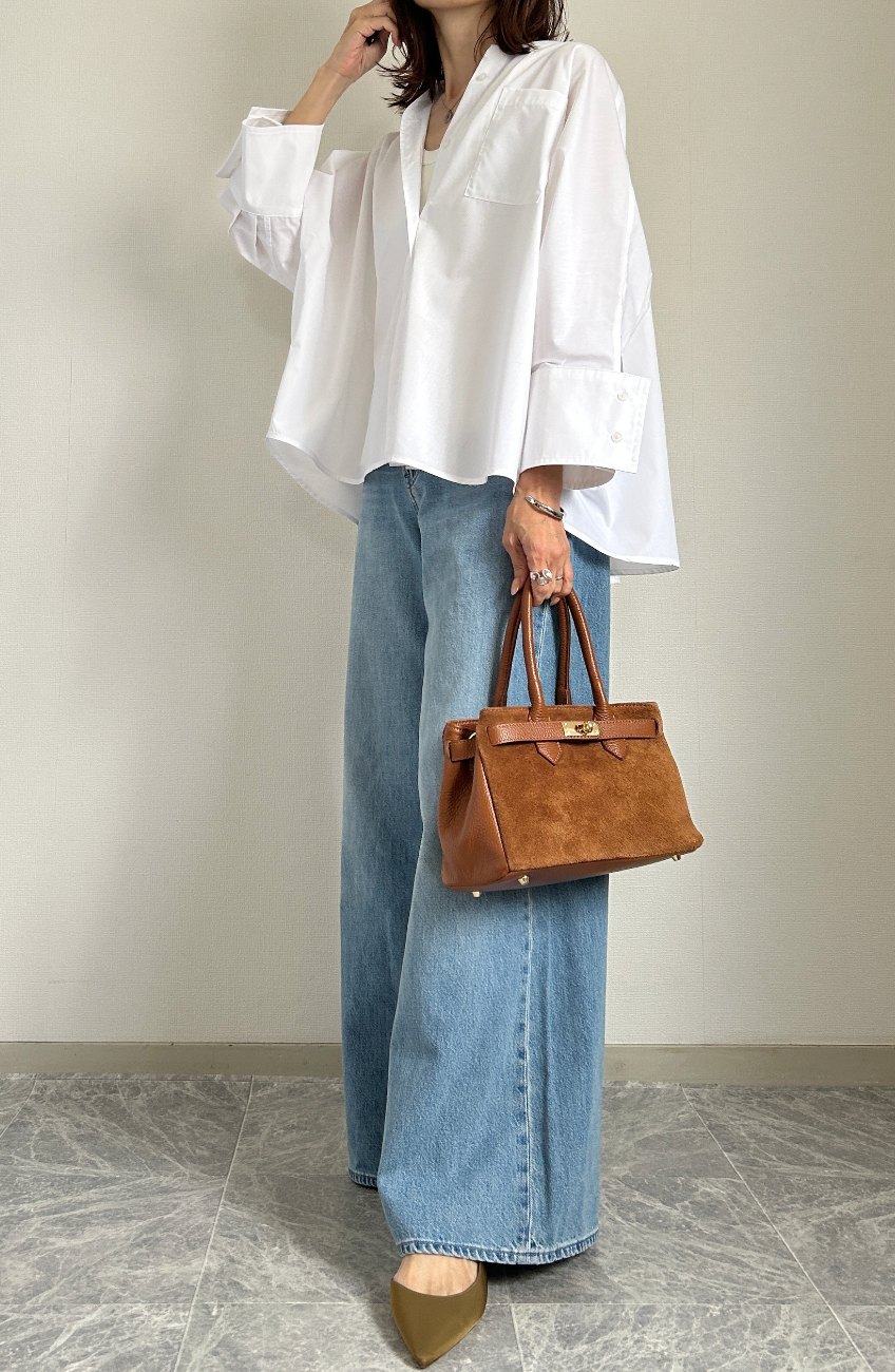 【camel】バックリボンダブルカフスブラウス ブラウス シャツ バックリボンダブルカフスブラウス レディース