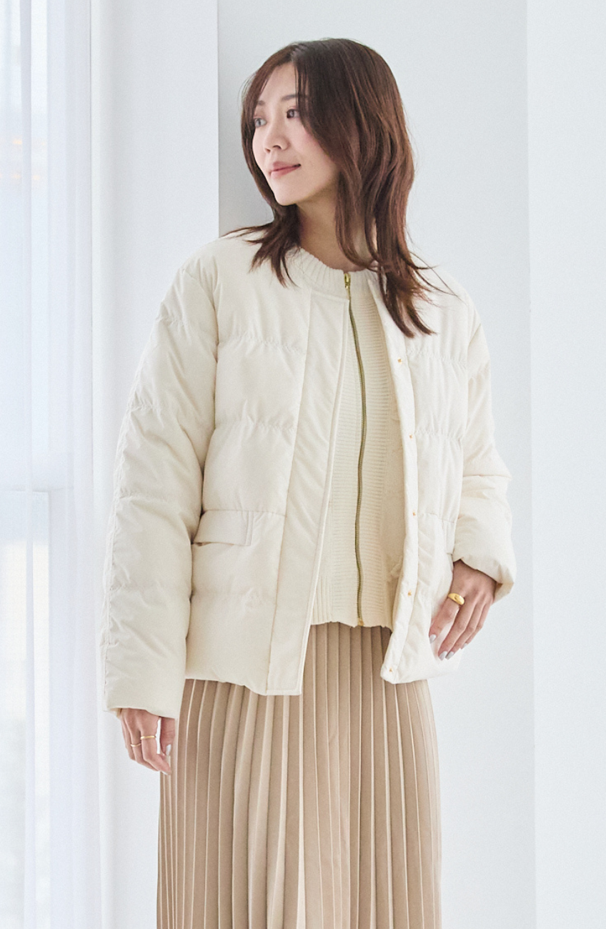 エアリーピュアダウンダブルステッチジャケット｜FURRY、REYELL公式