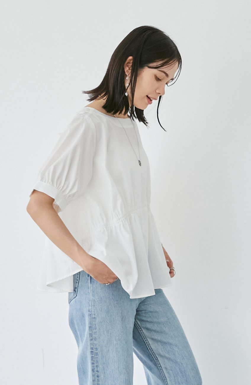 TCダブルギャザー2WAYブラウス