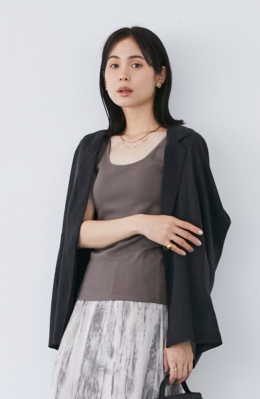 CICA配合パット付タンクトップ