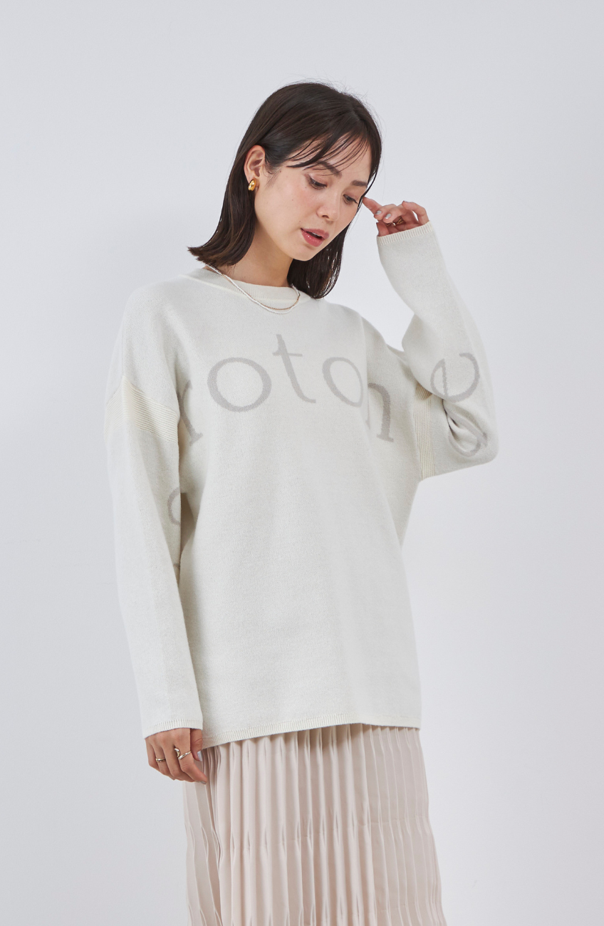 ロゴJQニットチュニック