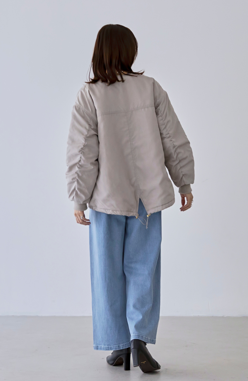 ストレッチタックストレートパンツ