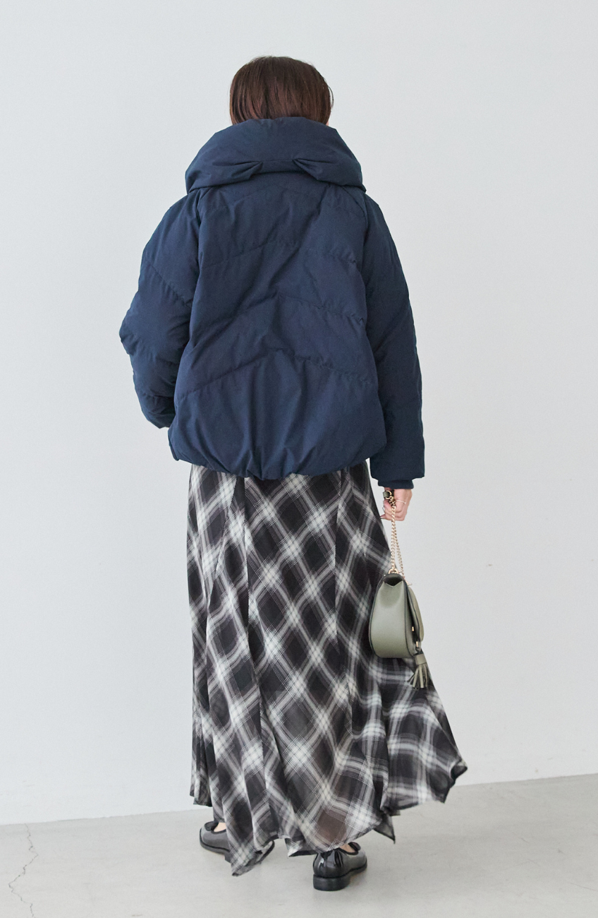 EC限定 ストレッチカシュネックピュアダウン