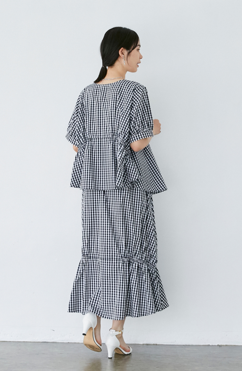 TCダブルギャザー2WAYブラウス