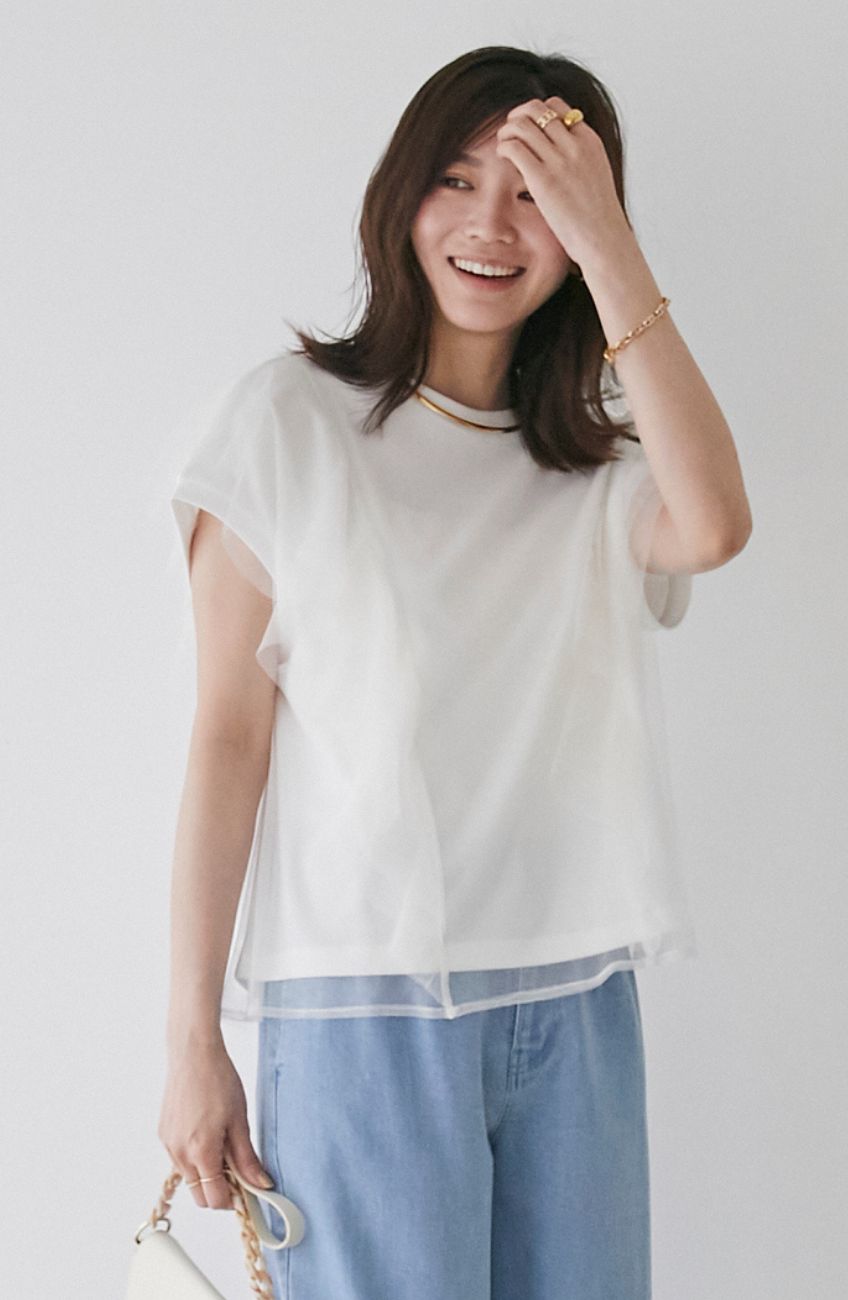 ジャージーチュールレイヤープルオーバー｜FURRY、REYELL公式