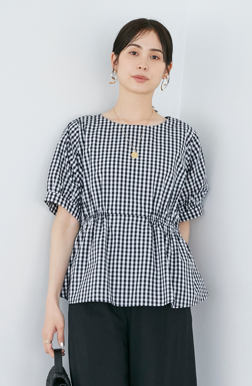 TCダブルギャザー2WAYブラウス