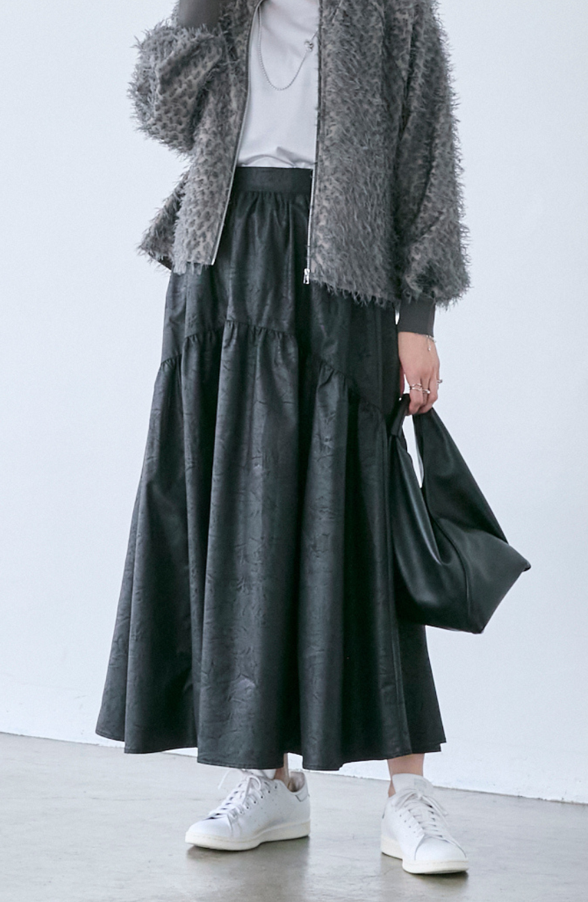ヴィンテージ加工ヨーク切替スカート