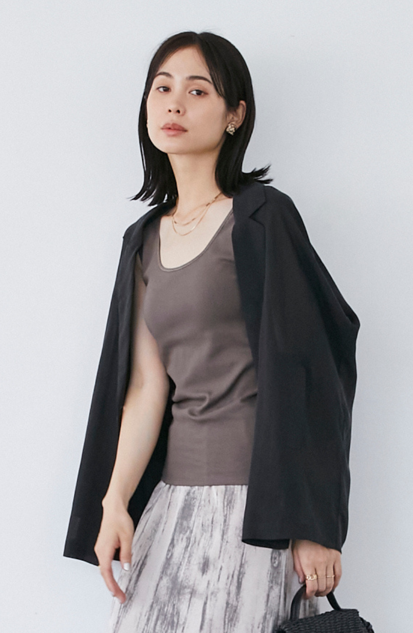 CICA配合パット付タンクトップ