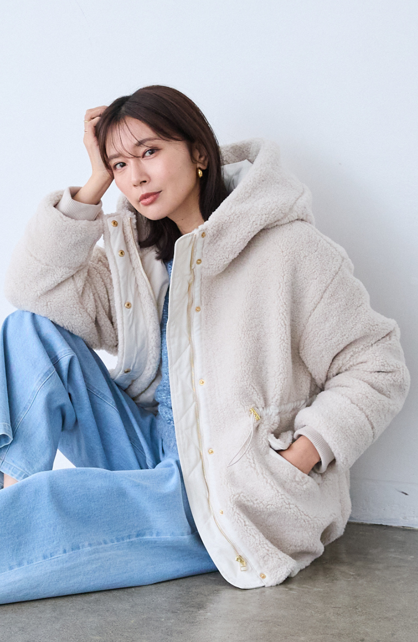 ボアドロストモッズコート｜FURRY、REYELL公式通販サイト kuih（クイ）