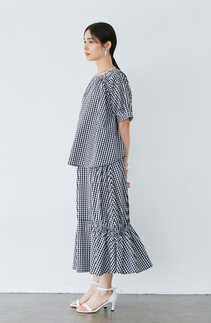 TCダブルギャザー2WAYブラウス