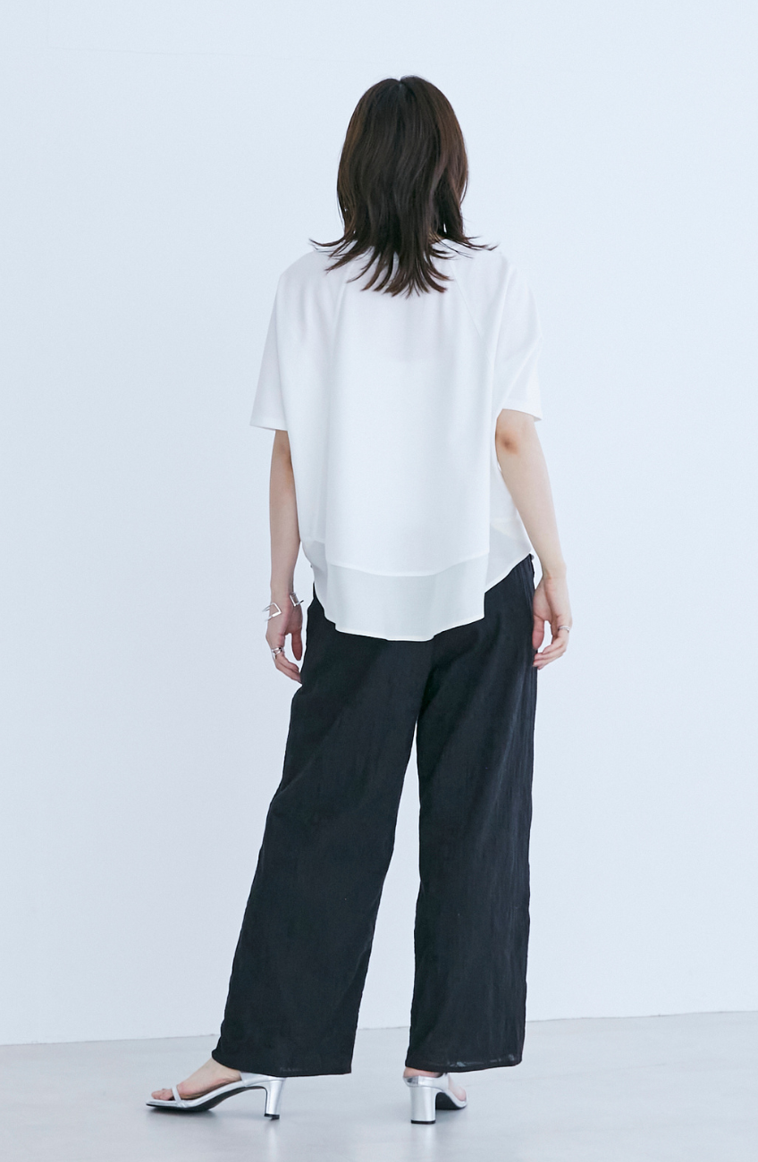 総刺繍リラックスストレートパンツ
