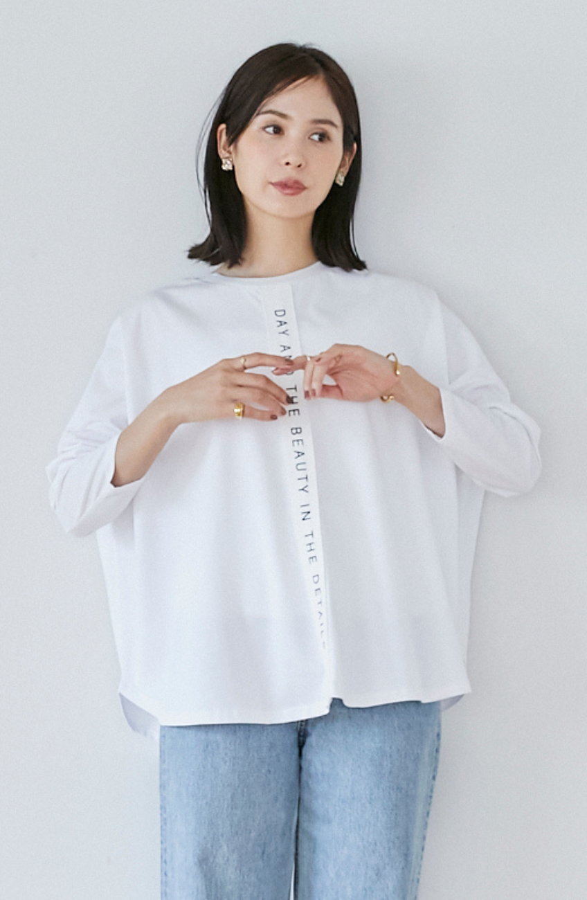 Breeze Cotton 2WAYバックロゴプルオーバー