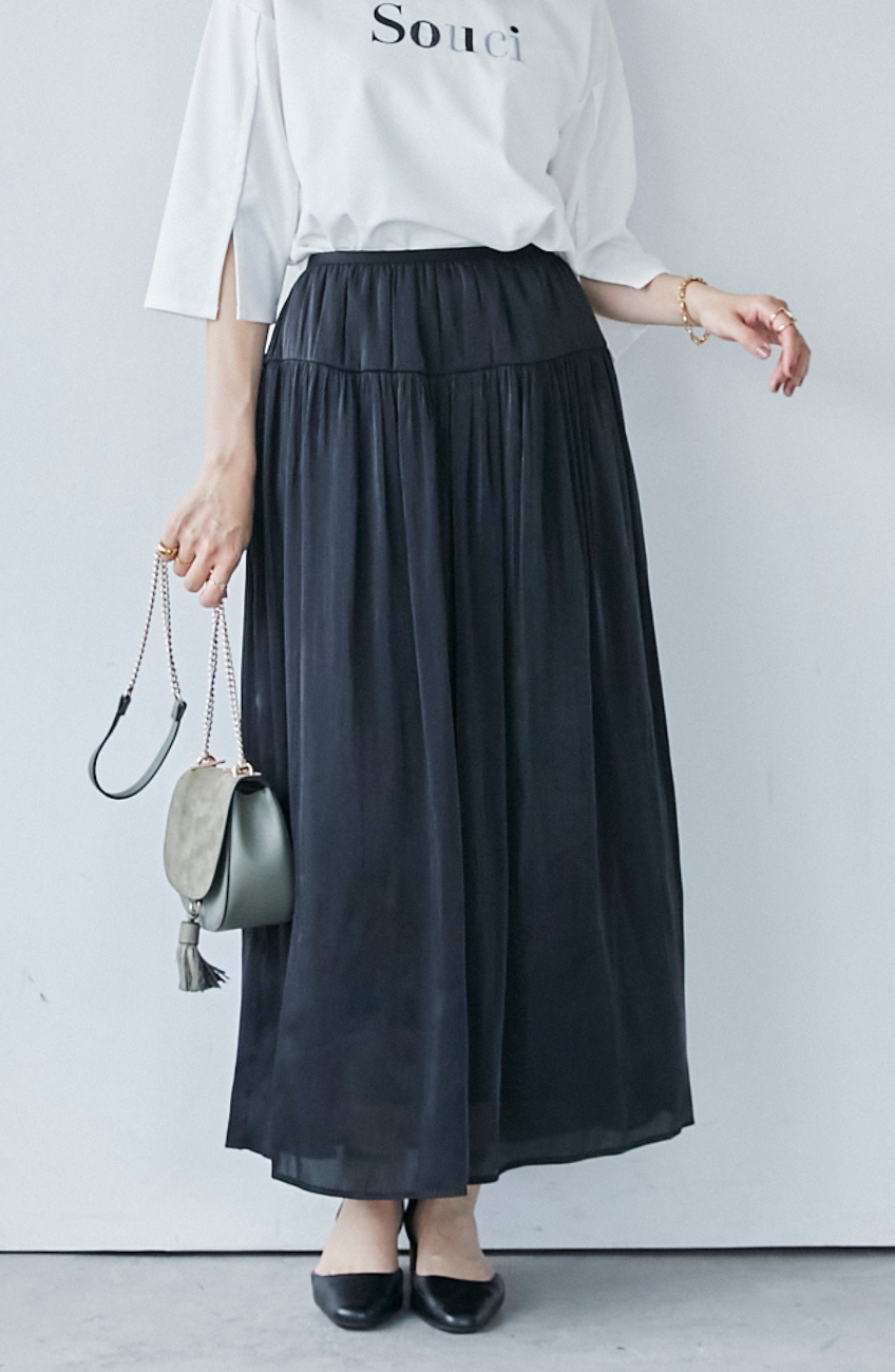 ラメヨウリュウ切替スカート