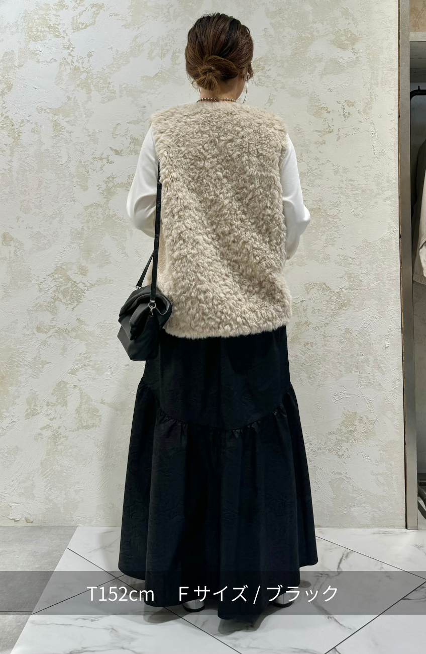 ヴィンテージ加工ヨーク切替スカート