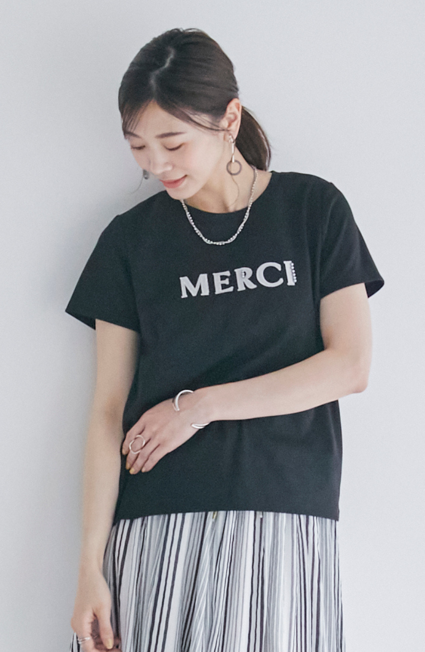 EC限定 Premium Cool Smooth 刺繍ロゴプリントT