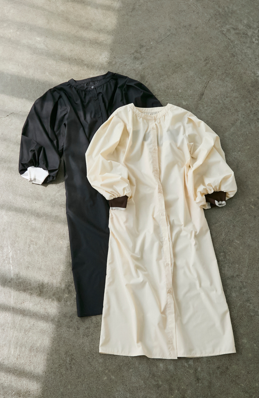 EC限定 バックヨークテープシャツワンピース