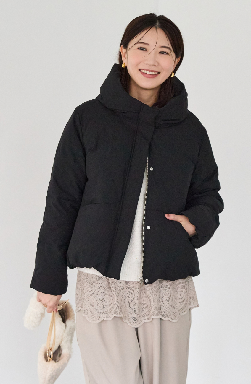 ストレッチカシュネックピュアダウン