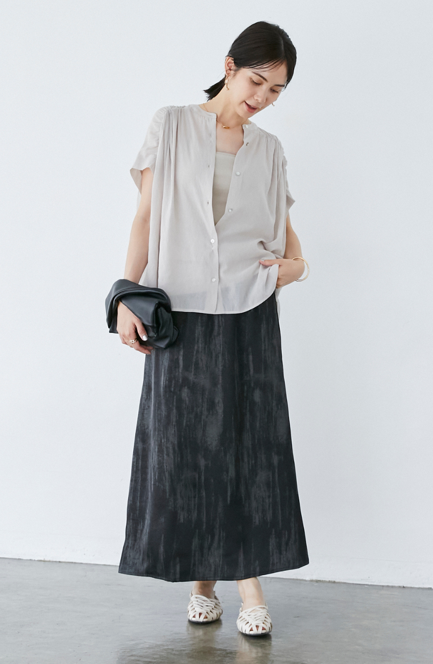 スムースレザーツイストクラッチBag