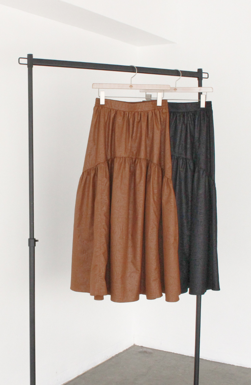 ヴィンテージ加工ヨーク切替スカート